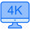 4 K Display Display 4 K Icon