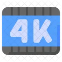 4k-Film  Symbol