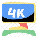 4 K Monitor  Symbol
