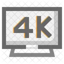 4K 품질  아이콘