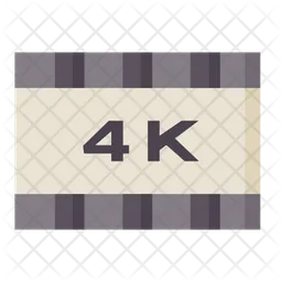 4 K Screen  Icon