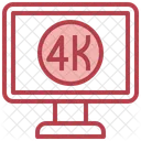 4K TV  아이콘