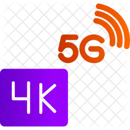 4K-Video-Streaming  Symbol