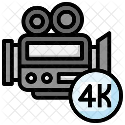 4 K Video  Icon