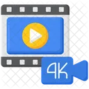 4 K Video Hd Video Video Folder Icon