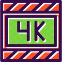 4 K Video  Icon