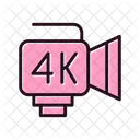 4 K Video Video Camera Icon