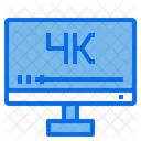 4 K Video  Icon