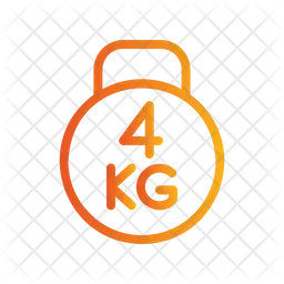 4 Kg Kettebell  Icon