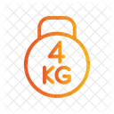 4 Kg Kettenhantel  Symbol