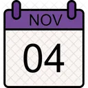 4 November Month November Icono