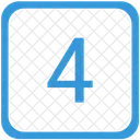 4 number  Icon