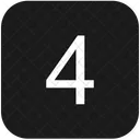 4 number  Icon
