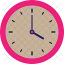 4 Oclock Analog Clock  Icon