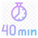 40 Minuten  Symbol