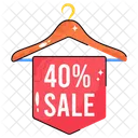 40 percent sale  Icon