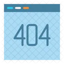 404 Error Website Icon