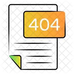 Arquivo 404  Ícone