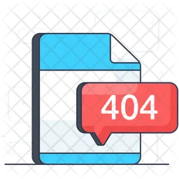 Arquivo 404  Ícone