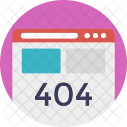 404 Error  Icon