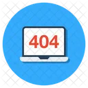 Error 404 404 No Encontrado Enlace Muerto Icono