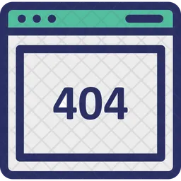 404 Error  Icon