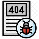 404 Error Error File Error Icon