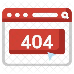 404 Error  Icon