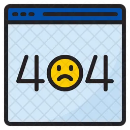 404 Error  Icon