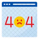 404 오류  아이콘