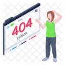 404 Error  アイコン