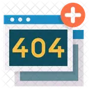 404 Error  Icon