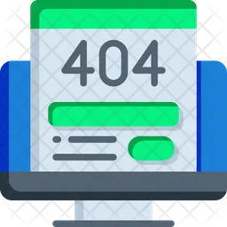 404 Error  Icon