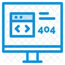404 Error  Icône
