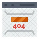 404 오류  아이콘