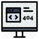 404 Error  Icon