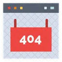 404 Error Not Responding 404 Icon