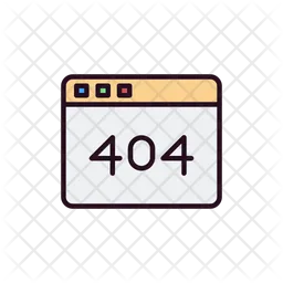 404 Error  Icon