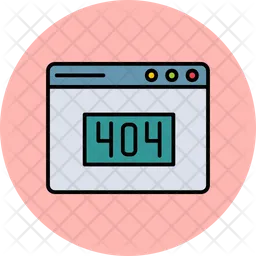 404 Error  Icon