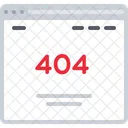 404 エラー  アイコン