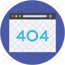 404 Error Webpage Icon