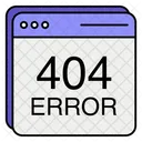 Error 404 404 Error Icono