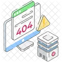 404 Error Web Issue Web Failure Icon