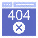 404 Error  Icon