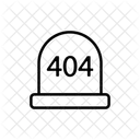 Contour Error Internet Icon