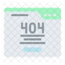 404 Error 404 Website Icon