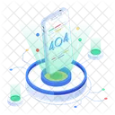 404 Error  Icon