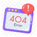404 Error  Icon