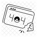 404 Error 404 Issue Web Failure Icon