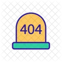 404 Fehler  Symbol